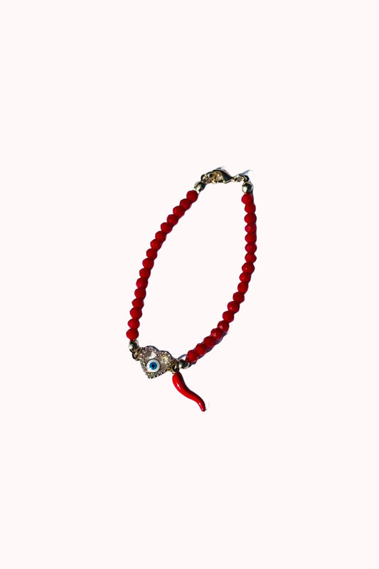 Red protection eye bracelet